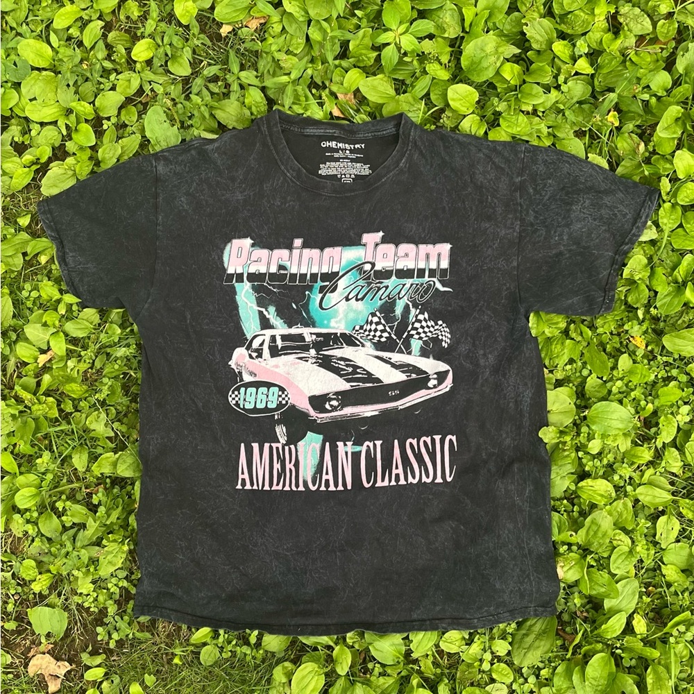 Camaro Racing Team Acid Wash Tee Size Large